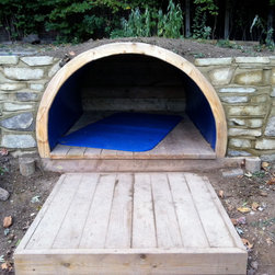 Simple Hobbit Hole 'cave' for a school - Garden Playhouses