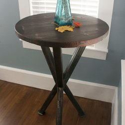Shou Sugi Ban Style Pub Table - Indoor Pub And Bistro Tables