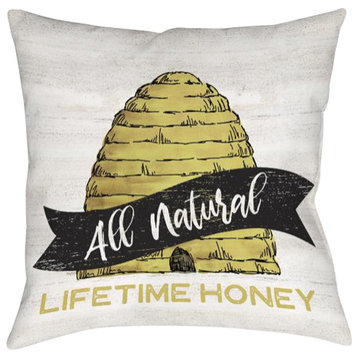 All Natural Indoor Pillow, 18"x18"