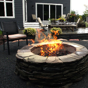 Rustic Terrace & Firepit