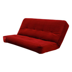 5000 Series Futon Mattress with premium Cover in Viva Berry - Futon Mattresses