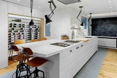 Design ideas for a contemporary kitchen in Other.