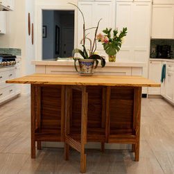 Zebrawood Foldable Table - Dining Tables