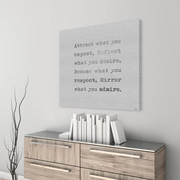 "Attract What You Expect II" Painting Print on Wrapped Canvas