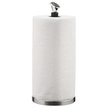 Jiallo Paper Towel Holder With Black Ridges And Stylish Knob WE-PH083-01