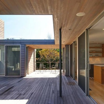 Bell Jar Pendants in Hamptons Home in Remodelista's, "The Architect is In"