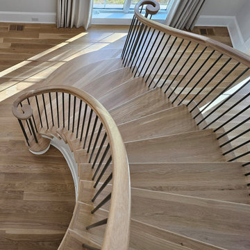 Project #116 | Elegant Curved Staircase