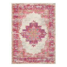 Passion PSN03 Rug, Ivory/Fuchsia, 201x290 cm