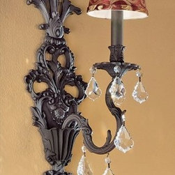 Acena Crystal Sconce - Wall Sconces