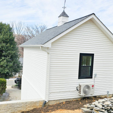 Alexandria, VA:  Detached Car Garage with a Second Floor Workout Room