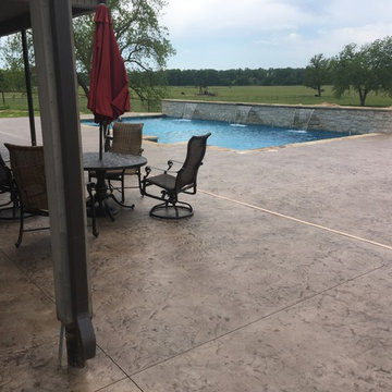 Custom Pool on a Ranch