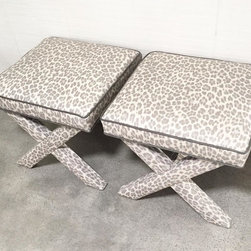 Custom X Benches - Footstools And Ottomans