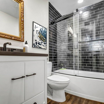 Aliso Viejo Bathroom Remodel with Bold Contrast and Calm Space