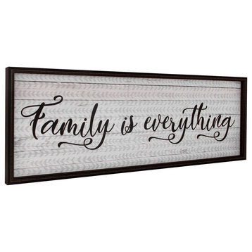 American Art Decor Framed "Family is Everything" Kitchen Decor Print