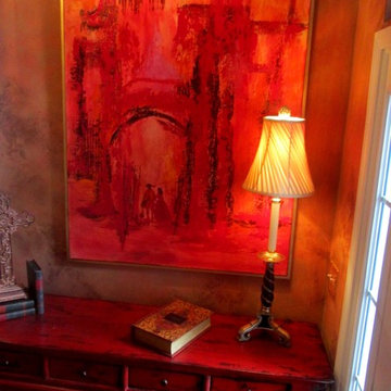 Terracotta Faux Entryway