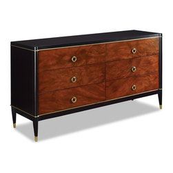 Brownstone Furniture Davenport 6 Drawer Dresser - Kitchen Cabinetry