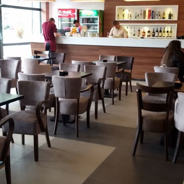 Cafe - pizzeria CAO at the bus station, Podgorica