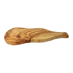 Le Souk Olivique - Olivique Natural Form Cutting Board With Handle, Large - Cutting Boards