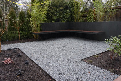 This is an example of a transitional landscaping in Seattle.