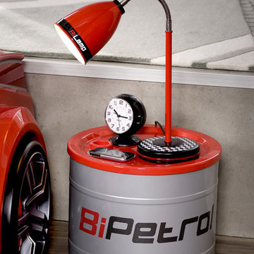 Car bed kids bedroom - Barrel Nightstand