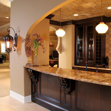 basement kitchen bar