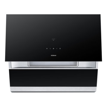 Robam A671 30" Range Hood |Unique Slanted Black Glass |Side Absorption Vent Hood