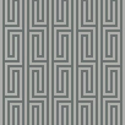 Casart coverings - Multi Gray Mini Maze - Custom Printed Removable Wallpaper - Wallpaper