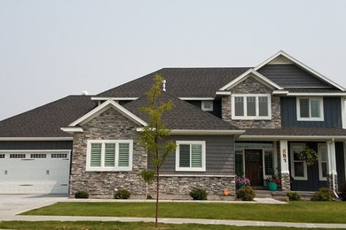 Inspiration for a craftsman exterior home remodel in Other