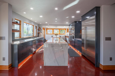 Example of a kitchen design in Other