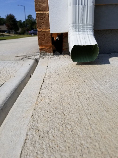 Builder left concrete gap, how to fix ourselves!