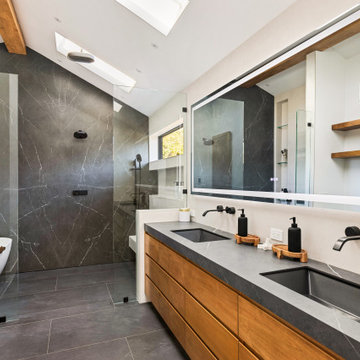 Modern spa - Master suite addition in Woodland Hills