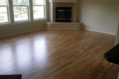 Living room - traditional living room idea in Boise