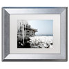 Philippe Hugonnard 'White Winter' Art, Silver Frame, White Matte, 14"x11"