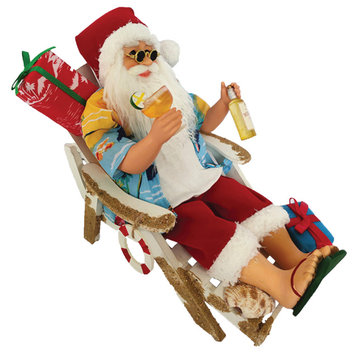 12" Beach Chair Santa