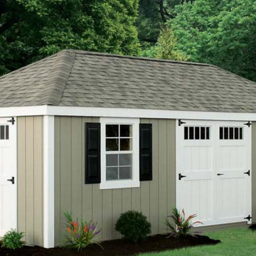 Amish Built Storage Sheds - Hip Roof