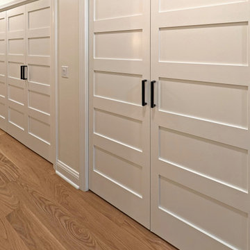 Panoramic Penthouse: Paneled Sliding Closet Doors