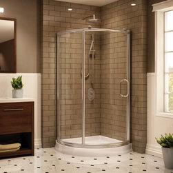 Fleurco Roma Arc 36" x 36" Corner Shower Enclosure FRM36 - Bath Products