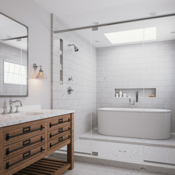 Bathroom Remodel | New Rustic-Modern Bathroom