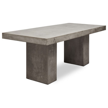 Mixx Elcor Counter Height Dining Table 39.25" x 82.75" Dark Grey