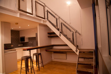 Inspiration for an industrial staircase in London.
