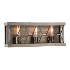 Kali 3-Light Wall Sconce, Light Brown