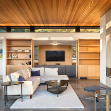 family room built ins