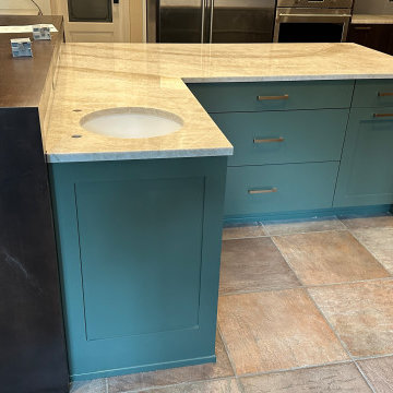Gig Harbor Kitchen — Taj Mahal Quartzite