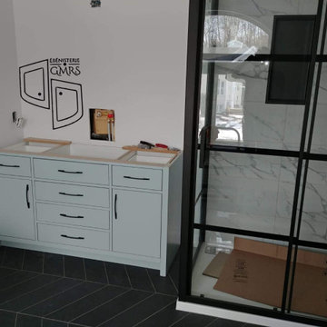 Armoires de cuisine en MDF - Projet Gagnon
