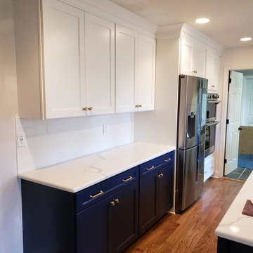 Wynn Blue Accent Kitchen Remodel
