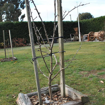 Vicki's Railway Sleeper Garden Landscape
