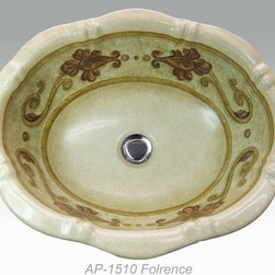 Hand Painted Drop-in Sinks by Atlantis Porcelain Art - Products