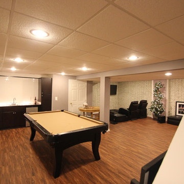 Avon Lake Basement Remodel with Dance Studio