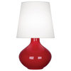 Robert Abbey June Oyster TL June 31" Vase Table Lamp - Ruby Red