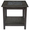 Grey Mosaic End Table